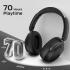 Monster Persona 3rd ANC Active Noise Cancelling Headphones, Over Ear Wireless Headphone Bluetooth with Mic, 70 Hours Playtime Bluetooth Headphones, Foldable Comfort Lightweight Headphone for Travel - Black